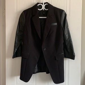 Jessica Simpson leather blazer. Size 7/8